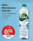 Mineralwasser Naturelle im V-Markt Prospekt Mineralwasser Naturelle von Volvic im aktuellen V-Markt Prospekt für 0,55 €