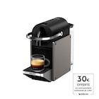 Machine à café Nespresso Pixie titane - NESPRESSO en promo chez Carrefour Pau à 109,99 €