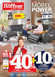 Polstermöbel Angebot im aktuellen Höffner Prospekt auf Seite 1