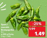 Aktuelles Span./marokk. Bratpaprika Angebot bei Kaufland in Koblenz ab 1,49 €