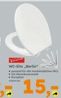 WC-Sitz „Berlin“ im Angebot bei Globus-Baumarkt in Niederkassel WC-Sitz „Berlin“ Angebote von TrendLine bei Globus-Baumarkt Niederkassel für 15,00 €