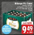 Aktuelle Bitburger Angebote bei EDEKA in Wesel Aktuelles Pils Stubbi Angebot bei EDEKA in Wesel ab 9,49 €