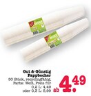 E center Bühlertal - Pappbecher Angebot im Prospekt Pappbecher bei E center im Bühlertal Prospekt für 4,49 €