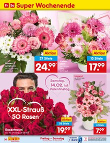 Blumen im Netto Marken-Discount Prospekt "Aktuelle Angebote" mit 58 Seiten (Augsburg)