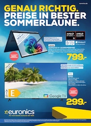 EURONICS Prospekt "GENAU RICHTIG. PREISE IN BESTER SOMMERLAUNE." für Versmold, 8 Seiten, 26.08.2026 - 06.09.2026 EURONICS Prospekt "GENAU RICHTIG. PREISE IN BESTER SOMMERLAUNE." für Versmold, 8 Seiten, 26.08.2026 - 06.09.2026