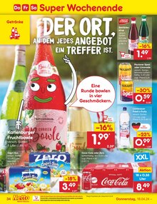 Coca Cola im Netto Marken-Discount Prospekt "Aktuelle Angebote" mit 49 Seiten (Schwedt (Oder))