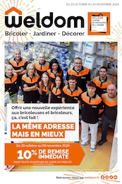 Prospectus Bricolage de Weldom à Boé: "LA MÊME ADRESSE MAIS EN MIEUX", 28 pages, 25/10/2024 - 24/11/2024