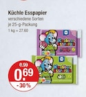 Esspapier im V-Markt Prospekt Esspapier von Küchle im aktuellen V-Markt Prospekt für 0,69 €