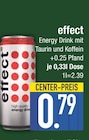 Energy Drink mit Taurin und Koffein von effect im aktuellen EDEKA Prospekt für 0,79 €