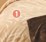 1 parure housse de couette + 2 taies d'oreillers fresco - DOMEDIA à 20,93 € dans le catalogue Intermarché Hyper