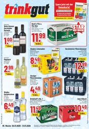 Aktueller Trinkgut Prospekt mit Bier, "Aktuelle Angebote", Seite 1