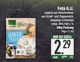 Feta G.U. Angebote von Edeka Bio bei E center Regensburg für 2,77 €