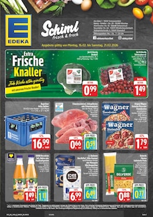 EDEKA Prospekt der Woche "Wir lieben Lebensmittel!" Seite 1, 16.02.2026 bis 21.02.2026 für Erbendorf Aktueller EDEKA Prospekt "Wir lieben Lebensmittel!" Seite 1 von 28 Seiten für Erbendorf