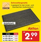 Schmutzfangmatte von DEKOR im aktuellen Netto Marken-Discount Prospekt