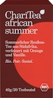 Rooibostee "African Summer" mit Orange & Vanille (20 Beutel) Angebote von ChariTea bei dm-drogerie markt Remscheid für 3,95 €