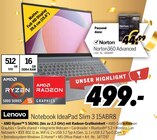 Notebook IdeaPad Slim 3 15ABR8 im Angebot bei MEDIMAX in Krefeld Notebook IdeaPad Slim 3 15ABR8 Angebote von Lenovo bei MEDIMAX Krefeld für 44,99 €