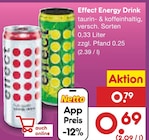 Energy Drink im Angebot bei Netto Marken-Discount in Hamm Energy Drink Angebote von Effect bei Netto Marken-Discount Hamm für 0,69 €