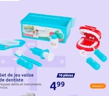 Set de jeu valise de dentiste en promo chez Action Niort à 4,99 €