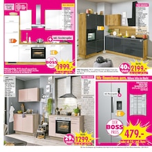 Kühlschrank im SB Möbel Boss Prospekt "JETZT WIRD LOSGESPART!" mit 12 Seiten (Duisburg)