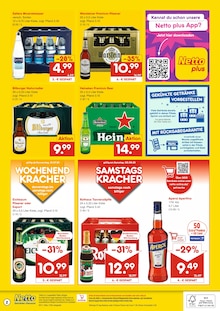 Bier im Netto Marken-Discount Prospekt "DER ORT, AN DEM DU IMMER AUSGEZEICHNETE PREISE FINDEST." mit 2 Seiten (Frankenthal (Pfalz))