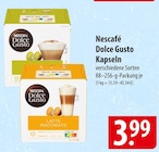 Nescafé Dolce Gusto Kapseln Angebote bei famila Nordost Kiel für 3,99 €