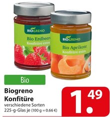 Biogreno Konfitüre bei famila Nordost in Bad Salzuflen Biogreno Konfitüre im Angebot bei famila Nordost Bad Salzuflen für 1,49 €