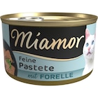 Miamor Pastete Forelle 85 g Angebote von Miamor bei Zookauf Kaarst für 0,69 €
