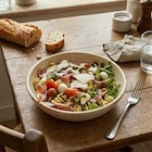 Salade Italienne radiatori et jambon cru, mozzarella et tomates cerise - Carrefour à Avignon Salade Italienne radiatori et jambon cru, mozzarella et tomates cerise en promo chez Carrefour Avignon à 5,75 €