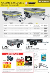 Promos Attelage Remorque dans le catalogue "Donnez vie à vos projets" de Espace Emeraude Attelage Remorque en promo dans le catalogue Espace Emeraude à la page 9