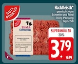 Hackfleisch gemischt vom Schwein und Rind von Gut & Günstig im aktuellen EDEKA Prospekt für 3,79 €
