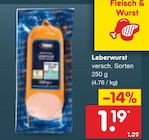Leberwurst im Angebot bei Netto Marken-Discount in Stendal Leberwurst Angebote bei Netto Marken-Discount Stendal für 1,19 €