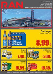 RAN Prospekt für Steinheim mit 2 Seiten RAN Prospekt für Steinheim: "RAN", 2 Seiten, 16.02.2026 - 28.02.2026