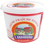 Crème fraîche épaisse de Normandie - E. GRAINDORGE dans le catalogue Intermarché Express