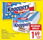 Knoppers Milch-Haselnuss-Schnitte von Storck für 1,69 € bei E center im Angebot Knoppers Milch-Haselnuss-Schnitte von Storck im aktuellen E center Prospekt