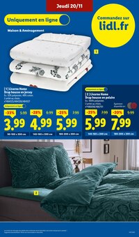 Promo Literie dans le catalogue Lidl du moment à la page 61