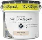 Peinture façade ton pierre lisse - GOODHOME en promo chez Castorama Romans-sur-Isère à 39,90 €