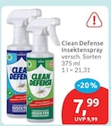 Insektenspray für Aussen von Clean Defense für 7,99 € bei budni im Angebot Insektenspray für Aussen von Clean Defense im aktuellen budni Prospekt