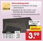 Aktuelle Teppich Angebote bei Netto Marken-Discount in Bielefeld Aktuelles Schmutzfangmatte Angebot bei Netto Marken-Discount in Bielefeld ab 3,99 €