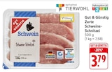 Zarte Schweine-Schnitzel Angebote von Gut & Günstig bei EDEKA Mannheim für 3,79 €