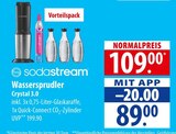 Wassersprudler Crystal 3.0 Angebote von Sodastream bei famila Nordost Neustadt für 89,00 €
