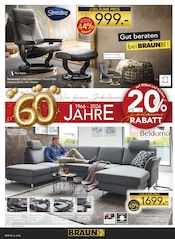 Aktueller BRAUN Möbel-Center Prospekt mit Fernsehsessel, "Wir feiern Jubiläum!", Seite 6