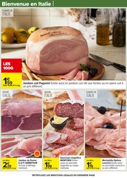 Prix et réduction Charcuterie Italienne dans le prospectus Carrefour en cours Offre Charcuterie Italienne dans le catalogue Carrefour du moment à la page 20