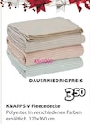 KNAPPSIV Fleecedecke im JYSK Prospekt KNAPPSIV Fleecedecke von im aktuellen JYSK Prospekt für 3,50 €
