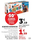 KINDER SURPRISE - Kinder en promo chez Super U Noisy-le-Grand à 1,59 €
