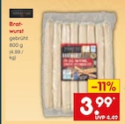 Bratwurst Angebote bei Netto Marken-Discount Mainz für 3,99 €