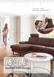 Aktueller Polstermöbel Fischer Prospekt mit Couchtisch, "AUS EIGENER DESIGN WERKSTATT", Seite 4