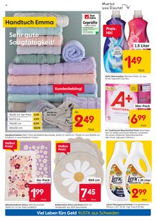 Weichspüler im Rusta Prospekt "Willkommen zu Hause in Schweden!" mit 16 Seiten (Jena)