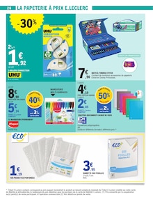 Promo Fourniture Scolaire dans le catalogue E.Leclerc du moment à la page 26