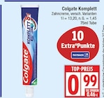 Komplett von Colgate für 0,99 € bei EDEKA im Angebot Komplett von Colgate im aktuellen EDEKA Prospekt