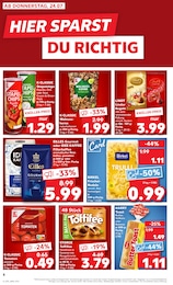 Nudeln im Kaufland Prospekt Nudeln im Kaufland Prospekt KNĂśLLER auf S. 24